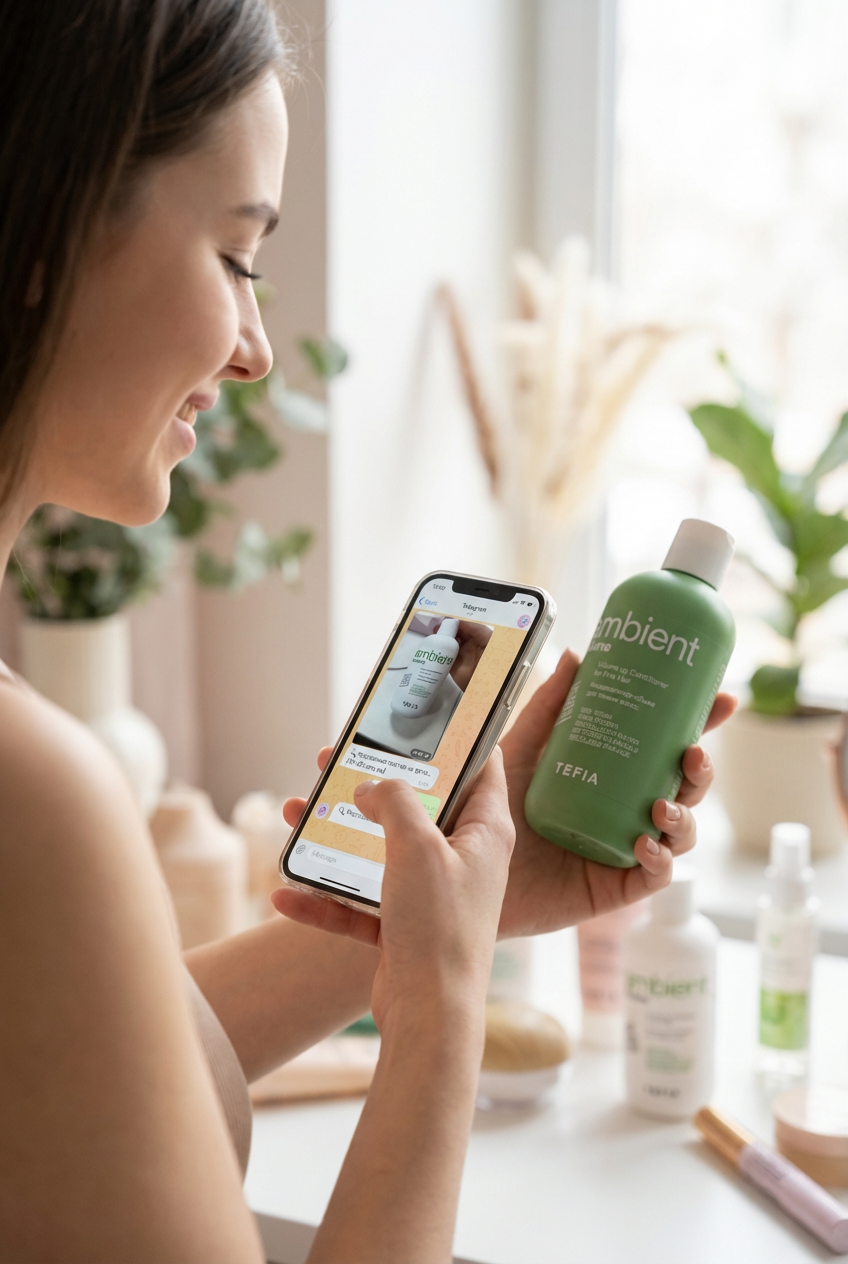 Пример отчёта BeautyAI в Telegram